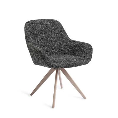 Jesper Home Draaibare Eetkamerstoel 'Kushi' Turn Beige, kleur Skyfall
