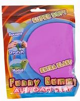 Funny klei Gummy Airfoam junior 55 gram paars Funny klei Gummy Airfoam junior 55 gram paars