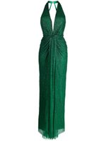 Jenny Packham robe longue Zooey à sequins - Vert - thumbnail