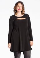 Yoek Tuniek wide bottoms | Zwart | Maat 58/60