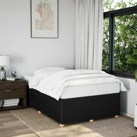 Bedframe zonder matras 120x200 cm stof zwart