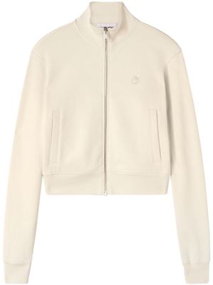 AMBUSH sweat en coton biologique à logo brodé - Blanc