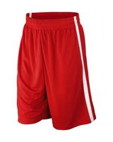 SALE! SPIRO RT279 Men´s Basketball Quick Dry Short - Red/White - Maat M