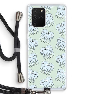 Octopussen: Samsung Galaxy S10 Lite Transparant Hoesje met koord