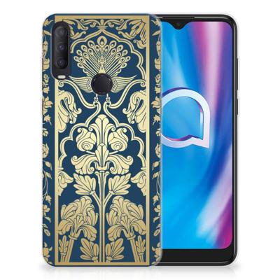 Alcatel 1S (2020) | TPU Case | Beige Flowers
