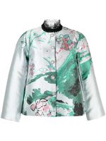 SHIATZY CHEN veste à col en dentelle - Vert