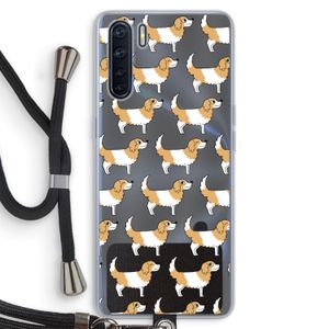 Doggy: Oppo A91 Transparant Hoesje met koord