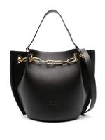 Elisabetta Franchi sac seau Dune à détail de chaine - Noir - thumbnail