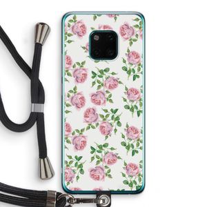 Kleine roosjes: Huawei Mate 20 Pro Transparant Hoesje met koord