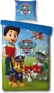 Paw Patrol dekbedovertrek Outside 140 x 200 cm - 63 x 63 cm - Polyester
