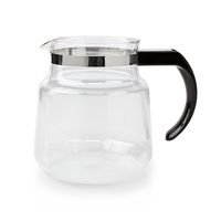 Nedis Glazen Koffiekan | 1.2 l | Transparant | 1 stuks - KACM100CPBK KACM100CPBK