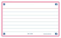 Flashcard Oxford 2.0 75x125mm 80vel 250gr lijn roze - thumbnail
