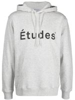 Etudes hoodie à logo imprimé - Gris - thumbnail