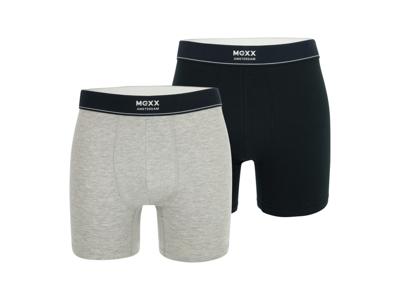 MEXX Set van 2 heren boxers (Donkerblauw/grijs, XXl)