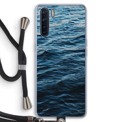 Oceaan: Oppo A91 Transparant Hoesje met koord
