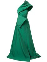 Rachel Gilbert robe Archer longue à encolure asymétrique - Vert