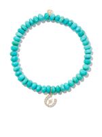 Sydney Evan bracelet Starburst en or 14ct orné de turquoise et de diamants - thumbnail