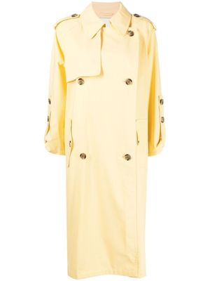 3.1 Phillip Lim manteau croisé à taille ceinturée - Jaune