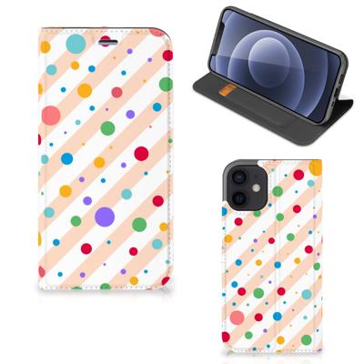 iPhone 12 Mini | Hoesje met Magneet | Dots