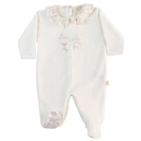 Baby Gi creme velours boxpakje strik