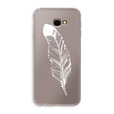 Pluim: Samsung Galaxy J4 Plus Transparant Hoesje