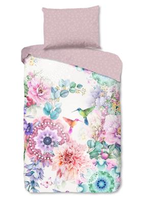 HIP Dekbedovertrek "mandala's en bloemen" - Multi - (140x200 cm) - Katoen Satijn HIP Dekbedovertrek "mandala's en bloemen" - Multi - (140x200 cm) - Katoen Satijn