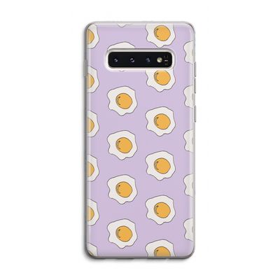 Bacon to my eggs #1: Samsung Galaxy S10 4G Transparant Hoesje