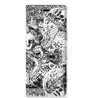 Mobiel BookCase Sony Xperia 5 Skulls Angel