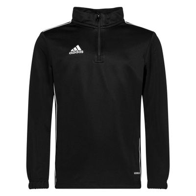 adidas Trainingsshirt Kwartrits Core 18 - Zwart/Wit Kinderen