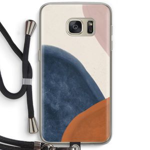 Geo #1: Samsung Galaxy S7 Transparant Hoesje met koord