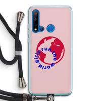 Run The World: Huawei P20 Lite (2019) Transparant Hoesje met koord