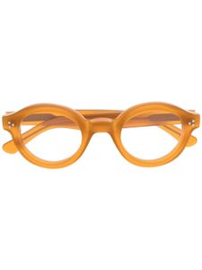 Lesca lunettes de vue Corbs à monture ronde - Jaune