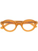 Lesca lunettes de vue Corbs à monture ronde - Jaune - thumbnail