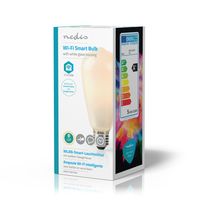 Nedis WIFILF11WTST64 Wi-fi Smart Led-lamp E27 St64 5 W 500 Lm Wit - thumbnail