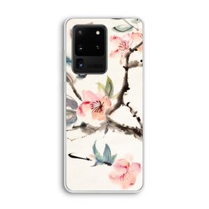 Japanse bloemen: Samsung Galaxy S20 Ultra Transparant Hoesje