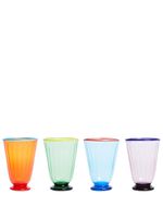 La DoubleJ lot de verres Rainbow - Bleu