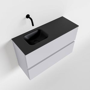 Toiletmeubel Mondiaz Ada | 80 cm | Meubelkleur Cale | Lex wastafel Urban Links | Zonder kraangat