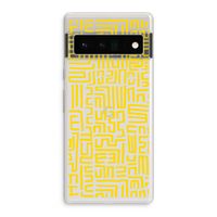 Majorelle Blue Print: Google Pixel 6 Pro Transparant Hoesje
