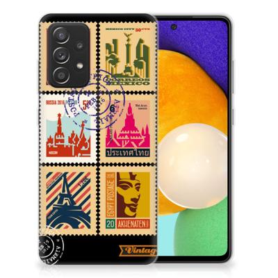 Samsung Galaxy A52 (5G/4G) | Silliconen Back Cover | Postzegels