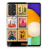 Samsung Galaxy A52 (5G/4G) | Silliconen Back Cover | Postzegels