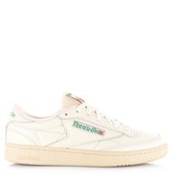 Reebok - Club C 85 Vintage wit/goen Leer Unisex