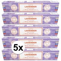 5x Nag Champa wierook Lavendel 15 gram - thumbnail