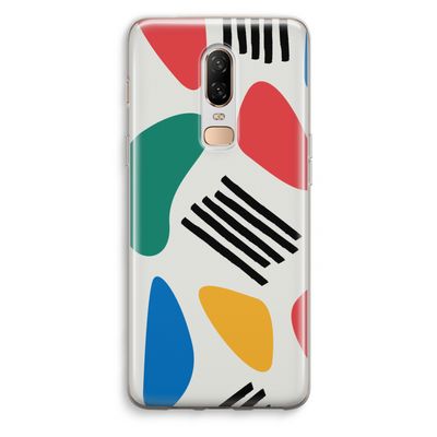Illustratieve pop 1: OnePlus 6 Transparant Hoesje