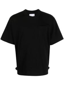 sacai t-shirt à détails de boucles - Noir