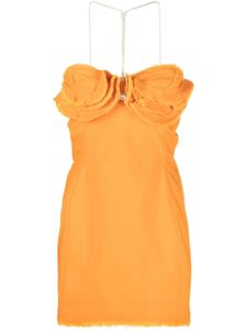 Jacquemus robe La Robe Artichaut à coupe courte - Orange