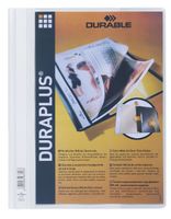 Snelhechtmap Durable Duraplus A4 wit - thumbnail