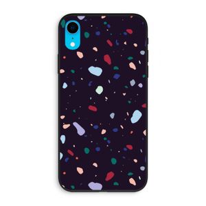 Dark Rounded Terrazzo: iPhone XR Biologisch afbreekbaar hoesje