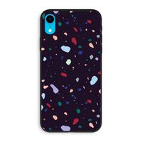 Dark Rounded Terrazzo: iPhone XR Biologisch afbreekbaar hoesje
