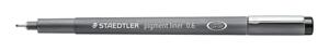 Staedtler pigment liner fineliner, ronde punt, schrijfbreedte 0,6 mm, zwart