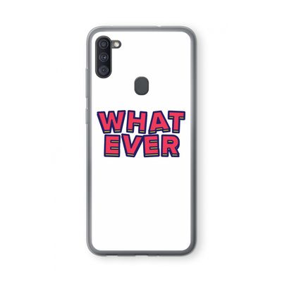 Whatever: Samsung Galaxy A11 Transparant Hoesje